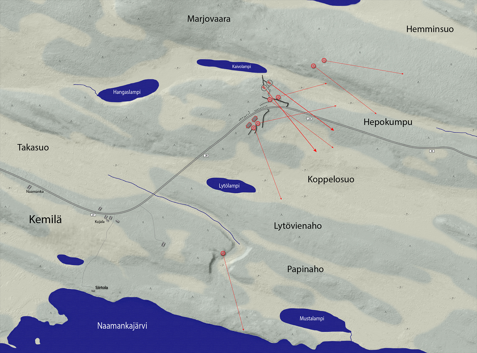 Kemilän puolustusasemia