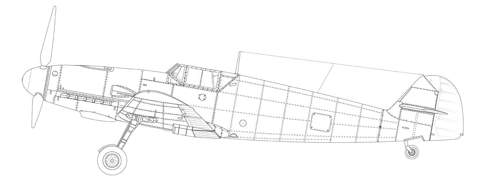Bf 109 F-4 diagrammi