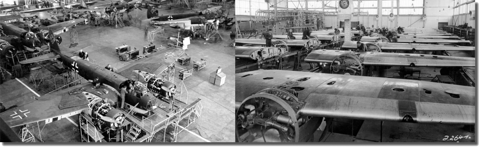 Ju 88 tuotantolinja