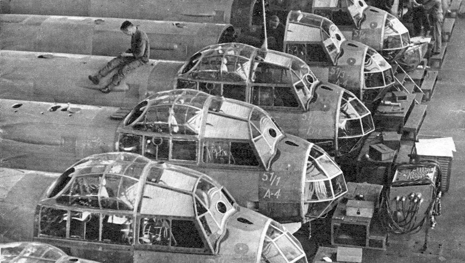 Ju 88 tuotantolinja