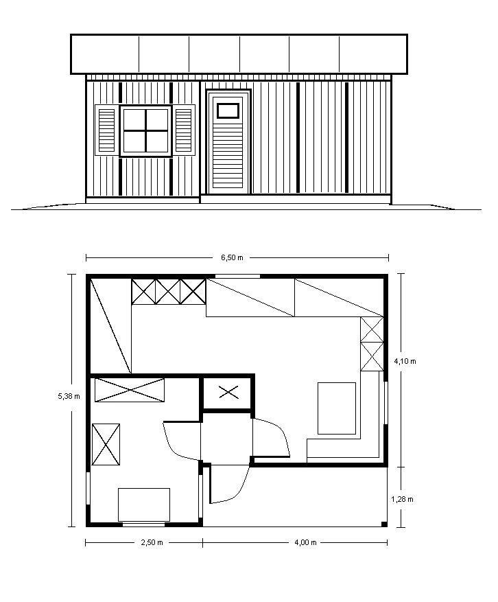 Asemarakennuksen pohjapiirros