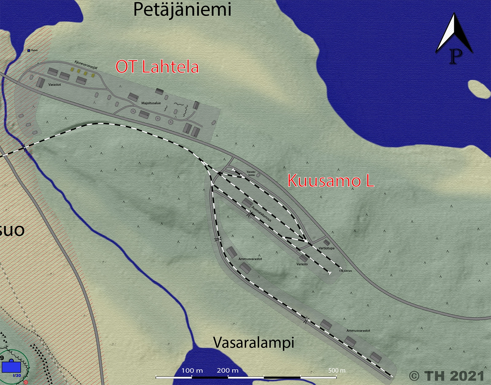 kartta Kuusamo L