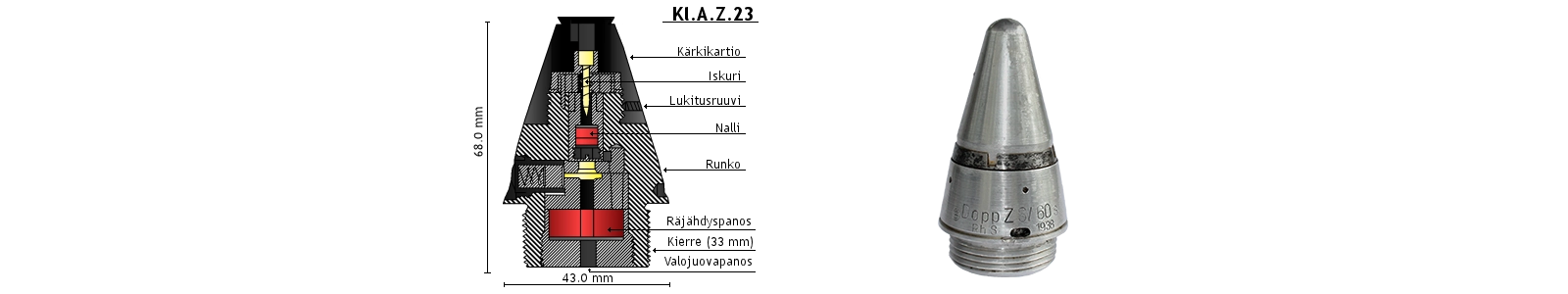 10.5cm Spreng-Granate