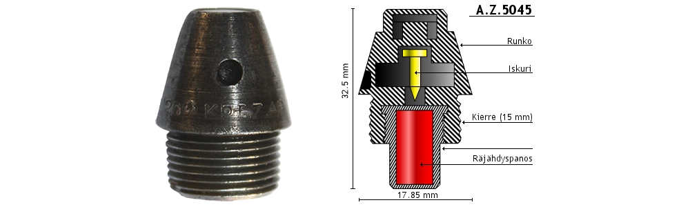 2cm Sprenggranatepatrone zynder