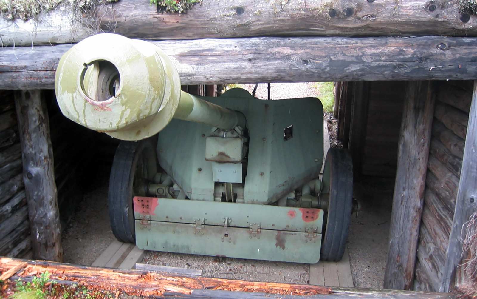 7.5cm Pak 40 tuliasemassa, Sturmbock-Stellung